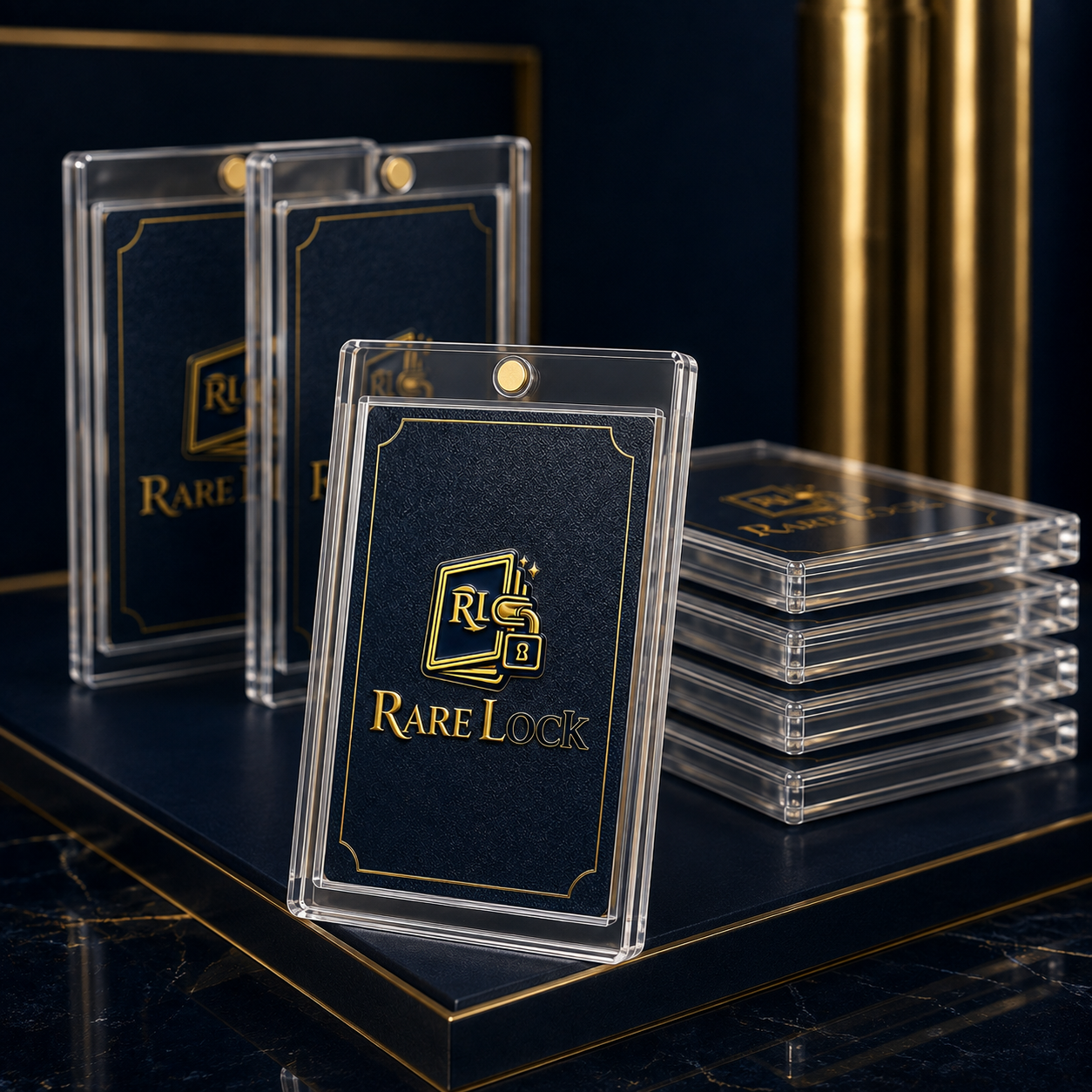 Rare Lock magnetic card holders premium bundle presentation
